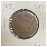 1851 LARGE CENT