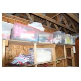 LARGE SELECTION OF CRAFT SUPPLIES, LINENS AND LARGE SELECTION OF CRAFT SUPPLIES, LINENS AND