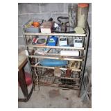 METAL RACK AND CONTENTS METAL RACK AND CONTENTS