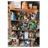 CONTENTS OF SHELF: PAINT SUPPLIES, AUTOMOTIVE CONTENTS OF SHELF: PAINT SUPPLIES, AUTOMOTIVE