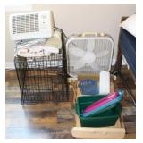PETMATE CRATE, LAKEWOOD HEATER, BOX FAN PETMATE CRATE, LAKEWOOD HEATER, BOX FAN