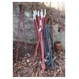 20 METAL FENCE POSTS AND OTHERS PLASTIC 20 METAL FENCE POSTS AND OTHERS PLASTIC
