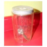 GLASS COFFEE JAR GLASS COFFEE JAR
