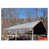 TARP COVERED CARPORT - 20 TARP COVERED CARPORT - 20
