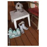 YARD ART: FROGS, BOOTS, DEER, SADDLE, BIRD HOUSE, YARD ART: FROGS, BOOTS, DEER, SADDLE, BIRD HOUSE,