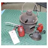 4 OIL AND COALOIL CANS 4 OIL AND COALOIL CANS