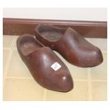 PAIR WOODEN SHOES PAIR WOODEN SHOES