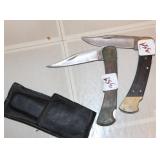 (2) BUCK POCKET KNIVES - MADE IN USA - (1) CASE (2) BUCK POCKET KNIVES - MADE IN USA - (1) CASE