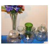 SEVEN FLOWER VASES SEVEN FLOWER VASES