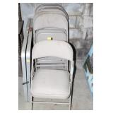 2 CARD TABLES W/9 CHAIRS 2 CARD TABLES W/9 CHAIRS
