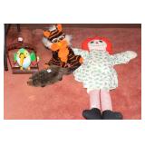 RADDEDY ANN, PIRATE, CAT STUFFED ANIMALS RADDEDY ANN, PIRATE, CAT STUFFED ANIMALS