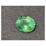 20.01 CT GREEN & YELLOW CITRIN - OVAL 20.01 CT GREEN & YELLOW CITRIN - OVAL
