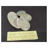 (20) 1964 KENNEDY HALF DOLLARS - 90% (20) 1964 KENNEDY HALF DOLLARS - 90%