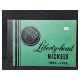 LIBERTY HEAD NICKEL BOOK W/16 COINS LIBERTY HEAD NICKEL BOOK W/16 COINS