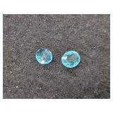 1.64 CT PARAIBA BLUE MADAGASCAR APATITE - OVAL - 1.64 CT PARAIBA BLUE MADAGASCAR APATITE - OVAL -