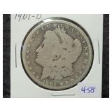 1901-O MORGAN SILVER DOLLAR 1901-O MORGAN SILVER DOLLAR