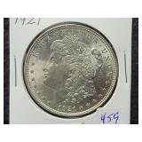 1921 MORGAN SILVER DOLLAR 1921 MORGAN SILVER DOLLAR
