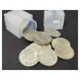 ROLL OF (20) 1922 PEACE SILVER DOLLARS ROLL OF (20) 1922 PEACE SILVER DOLLARS