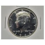 1964 ACCENTED HAIR KENNEDY PROOF HALF DOLLAR 1964 ACCENTED HAIR KENNEDY PROOF HALF DOLLAR