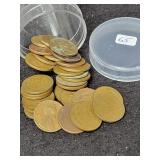 (30) LINCOLN CENTS - MOST APPEAR TO BE WHEATS (30) LINCOLN CENTS - MOST APPEAR TO BE WHEATS