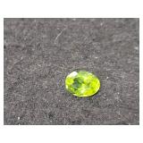 1.84 CT GREEN PERIDOT - OVAL 1.84 CT GREEN PERIDOT - OVAL