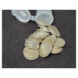 ROLL OF (40) SILVER WASHINGTON QUARTERS ROLL OF (40) SILVER WASHINGTON QUARTERS