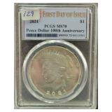2021 PEACE SILVER DOLLAR 100TH ANNIVERSARY - 2021 PEACE SILVER DOLLAR 100TH ANNIVERSARY -