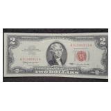 SERIES 1963 RED SEAL $2 NOTE - LOOKS AU SERIES 1963 RED SEAL $2 NOTE - LOOKS AU