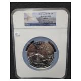 2010 YELLOWSTONE 5 OZ SILVER ROUND - NGC 2010 YELLOWSTONE 5 OZ SILVER ROUND - NGC
