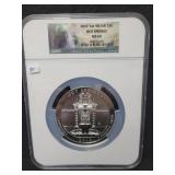 2010 HOT SPRINGS 5 OZ SILVER ROUND - NGC 2010 HOT SPRINGS 5 OZ SILVER ROUND - NGC