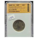 2009-D NORTHERN MARIANA ISLANDS QUARTER - 2009-D NORTHERN MARIANA ISLANDS QUARTER -