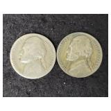 (2) SILVER WAR NICKELS - 35% (2) SILVER WAR NICKELS - 35%