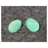 1.65 CT EMERALDS - 2 STONES 1.65 CT EMERALDS - 2 STONES