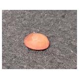 2.94 CT YELLOW COPPER ORANGE ANDENSINE - OVAL 2.94 CT YELLOW COPPER ORANGE ANDENSINE - OVAL