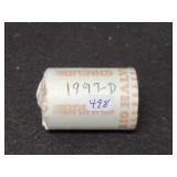 ROLL OF (20) 1997-D KENNEDY HALF DOLLARS ROLL OF (20) 1997-D KENNEDY HALF DOLLARS
