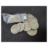 (17) CLAD KENNEDY HALF DOLLARS (17) CLAD KENNEDY HALF DOLLARS