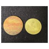 (2) TOKENS: SAMBO (2) TOKENS: SAMBO