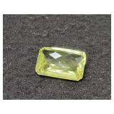 14.35 CT LEMON YELLOW QUARTZ - EMERALD CUT 14.35 CT LEMON YELLOW QUARTZ - EMERALD CUT