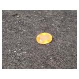 1.05 CT ORANGE SAPPHIRE - OVAL 1.05 CT ORANGE SAPPHIRE - OVAL