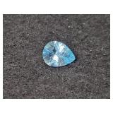 3.53 CT SKY BLUE TOPAZ - CONCAVE -PEAR 3.53 CT SKY BLUE TOPAZ - CONCAVE -PEAR