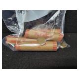 (5) ROLLS OF WHEAT CENTS (5) ROLLS OF WHEAT CENTS