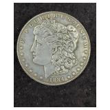 1884-CC MORGAN SILVER DOLLAR 1884-CC MORGAN SILVER DOLLAR