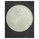 SIVERTOWNE "AMERICAN EAGLE" 1 OZ SILVER ROUND SIVERTOWNE "AMERICAN EAGLE" 1 OZ SILVER ROUND