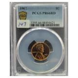 1961 LINCOLN CENT - PCGS GRADED: PR66RD 1961 LINCOLN CENT - PCGS GRADED: PR66RD