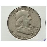 1957-D FRANKLIN HALF DOLLAR 1957-D FRANKLIN HALF DOLLAR