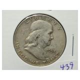 1953-D FRANKLIN HALF DOLLAR 1953-D FRANKLIN HALF DOLLAR