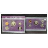 (2) U.S. PROOF SETS: 1985 & 1988 (NO BOX) (2) U.S. PROOF SETS: 1985 & 1988 (NO BOX)