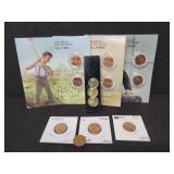 (10) ASSORTED LINCOLN CENTS & 3 IN ACRYLIC (10) ASSORTED LINCOLN CENTS & 3 IN ACRYLIC