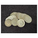 (18) SILVER DIMES: (13) ROOSEVELT, (4) MERCURY (18) SILVER DIMES: (13) ROOSEVELT, (4) MERCURY