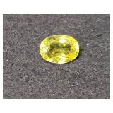 7.95 CT YELLOW CITRINE - OVAL CUT 7.95 CT YELLOW CITRINE - OVAL CUT